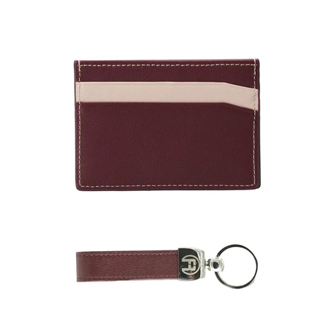 Maroon and Beige - Set of Two