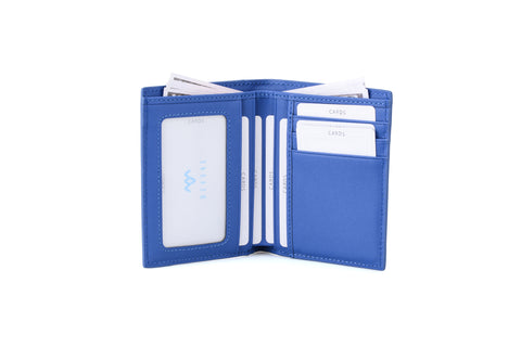 Carbon Blue Slim Wallet