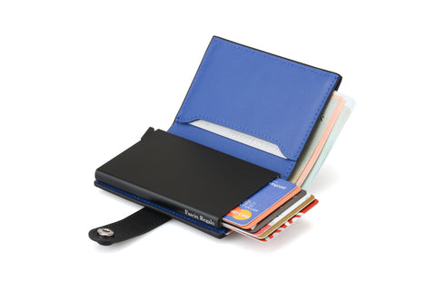 Black and Blue Popup Wallet