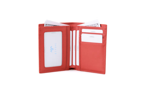 Carbon Red Slim Wallet