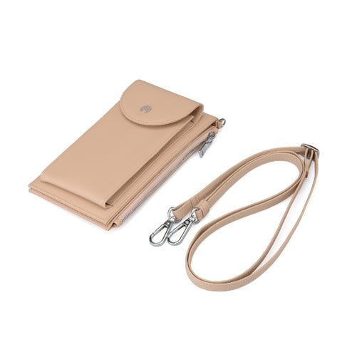 Sahara Brown Crossbody Wallet